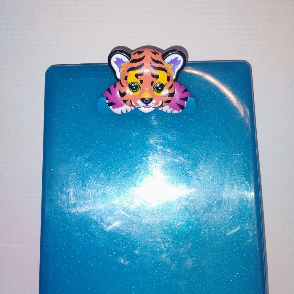 💜Vintage Lisa Frank Tiger Glitter Clipboard💜 - Picture 2 of 5